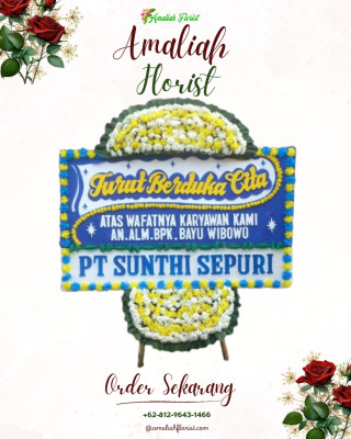 Papan Bunga Duka di Ranga Rengas