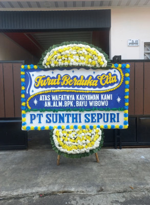 Papan Bunga Duka di Ranga Rengas